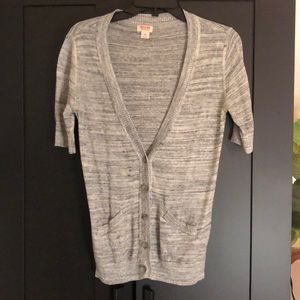 Cute half sleeve Mossimo cardigan space dye S